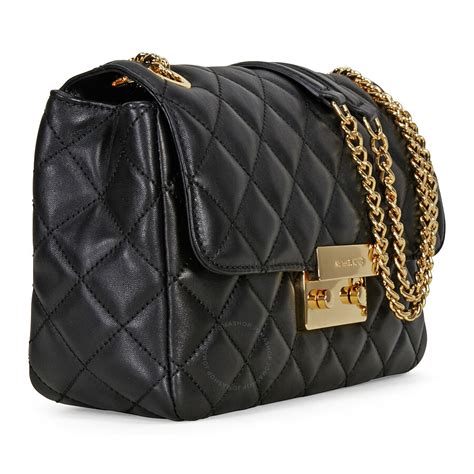 michael kors handbags shop online|Michael Kors black quilted handbags.